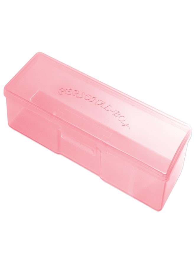 Beauticom Personal Box Storage Case for Professional Manicurist Nails Pedicure (Large Size) (1 Piece, PINK) - Image 1
